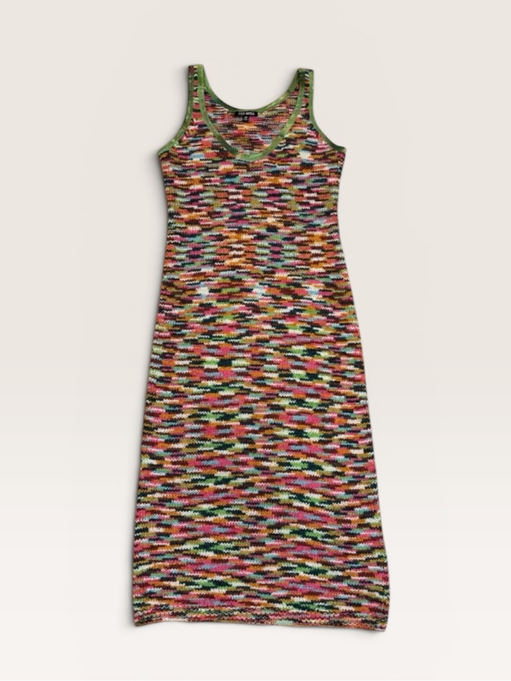 Steve Madden Reyna Multicolor Space Dye Knit Midi Dress Size Medium - Picture 1 of 10